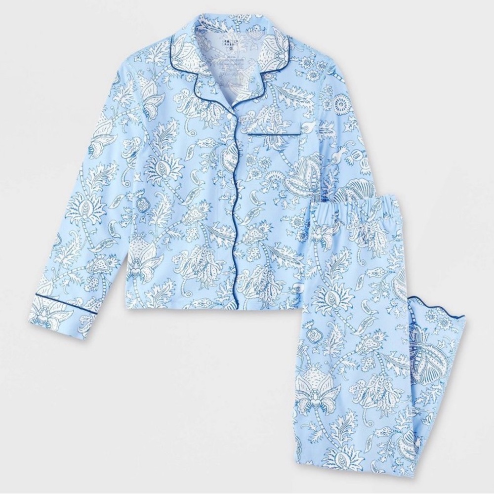 Roller Rabbit x Target Girls Adaptive Floral Vines Pajamas Set - Size XS